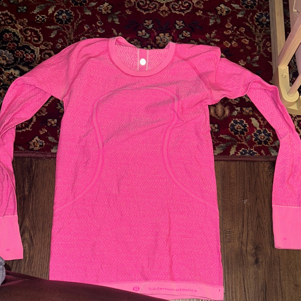 lululemon athletica Pink Long Sleeve Top